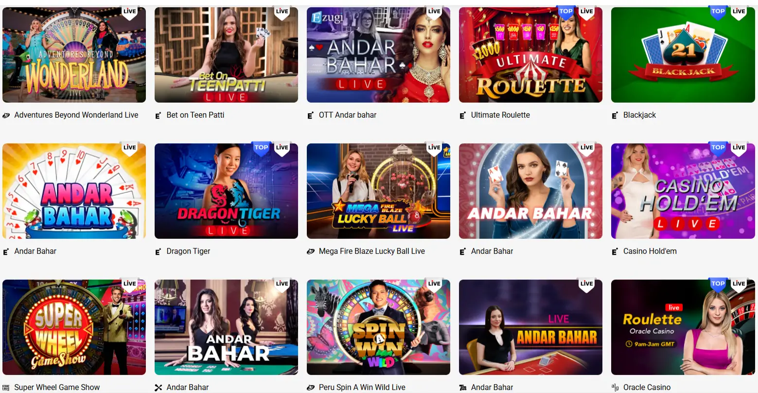 Slottica live Casino
